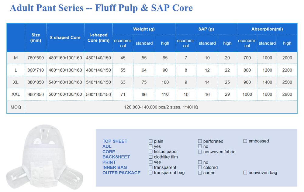 Adult Diaper Nappy Pants Manufacturer