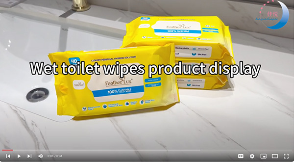 Jiayue toilet wipes details shows