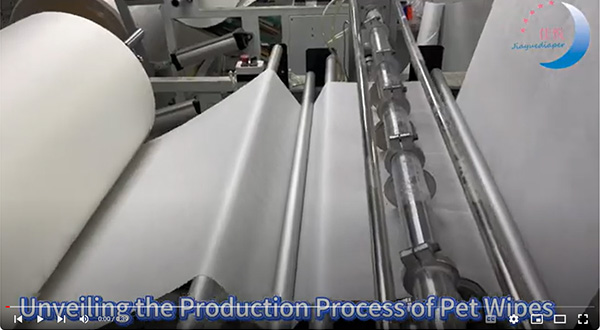 Unveiling the production process of pet wipes!!!