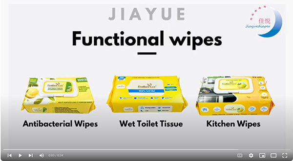 Today Jiayue loading full container functional Wet Wipes